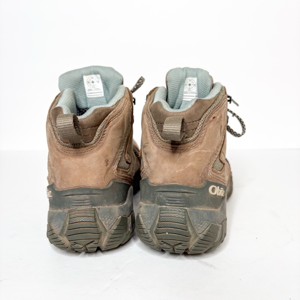 Oboz Sawtooth X Mid Waterproof Tan Gray Hiking Boots Size 7 Women’s - Picture 3 of 6